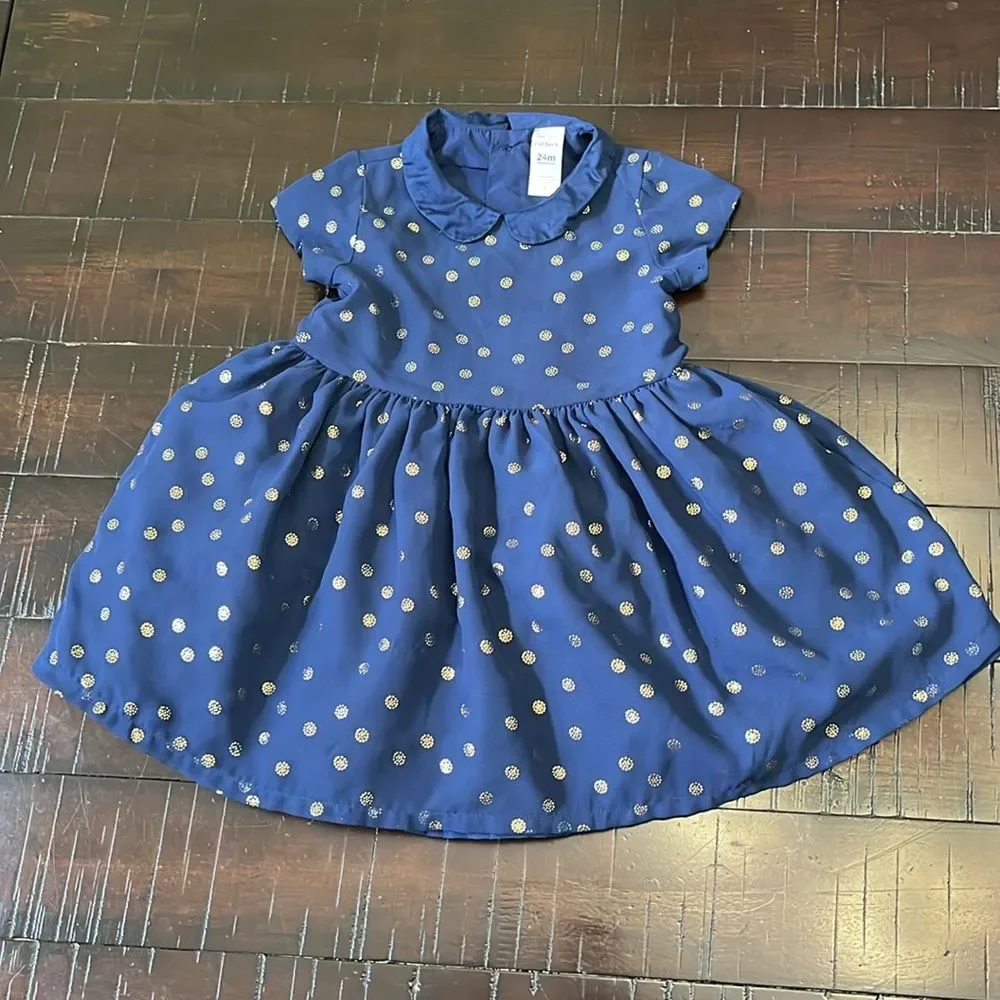 Carter's Baby girl 24mo dress bundle x2